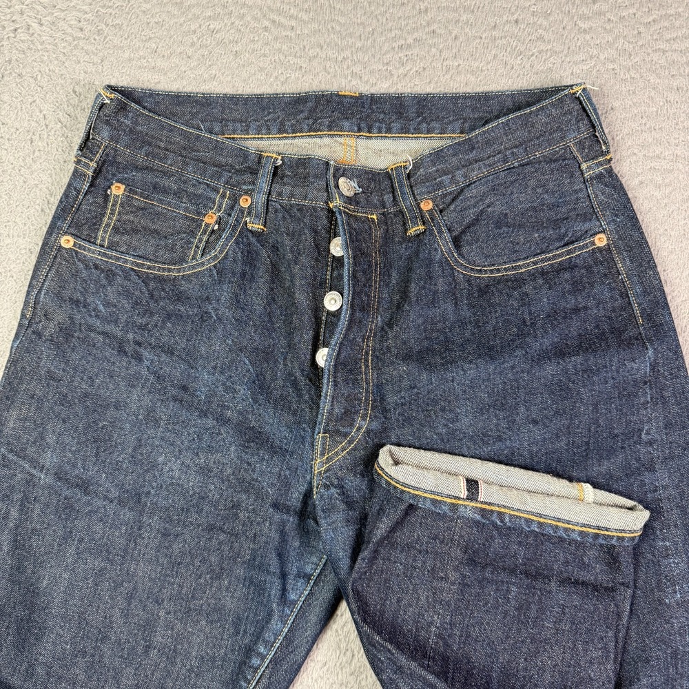 Buck Mason Ford Standard Japanese Loomstate Selvedge Jeans Mens 32x34 Indigo